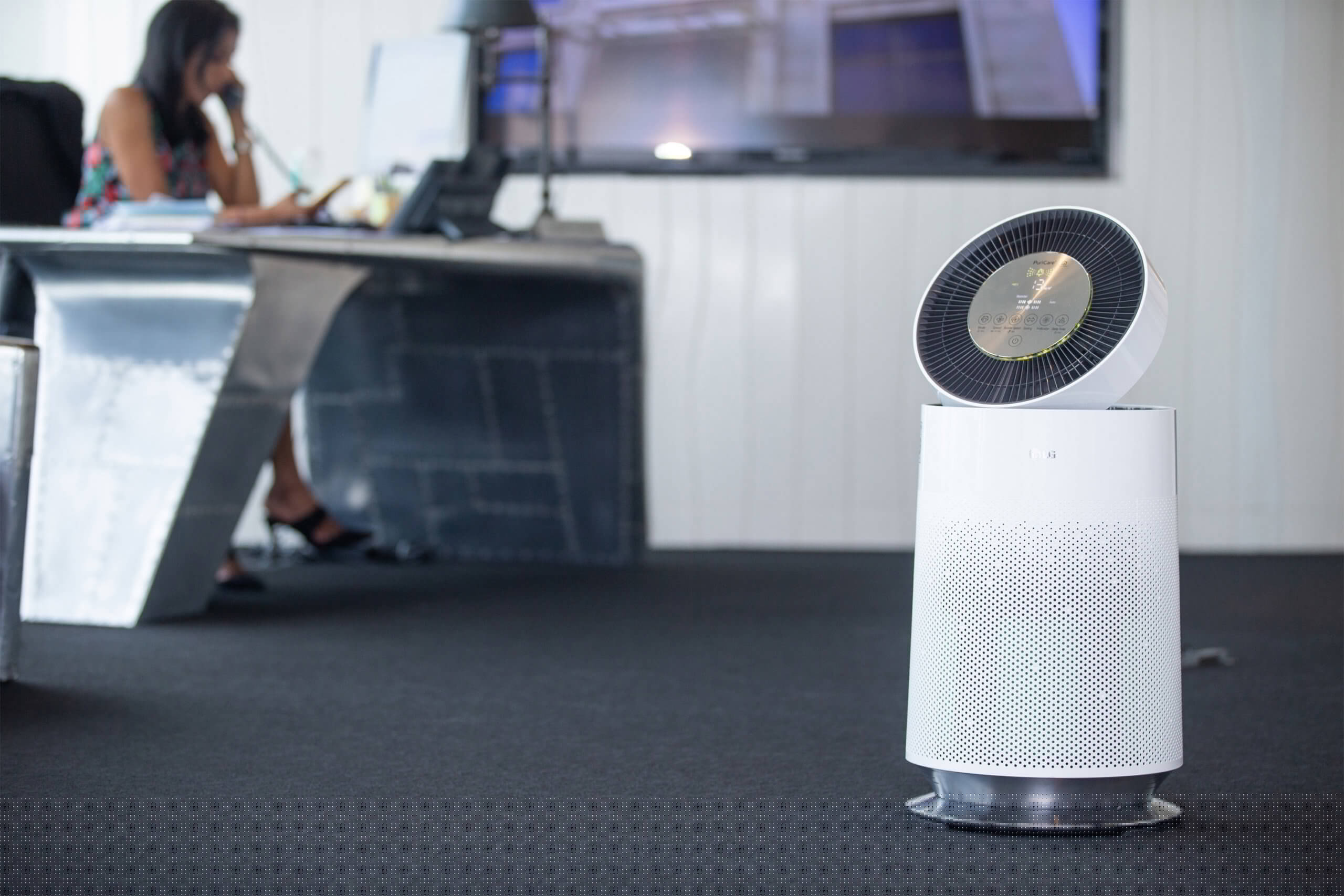 أبرز مزايا جهاز تنقية الهواء الذكي LG PuriCare 360