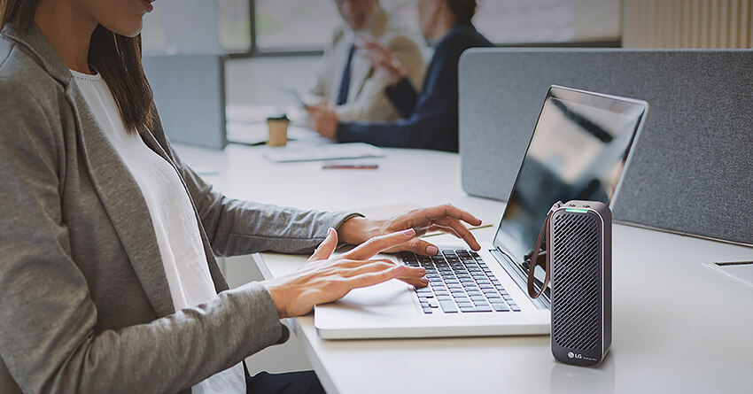 أبرز مزايا جهاز تنقية الهواء المحمول LG PuriCare Mini