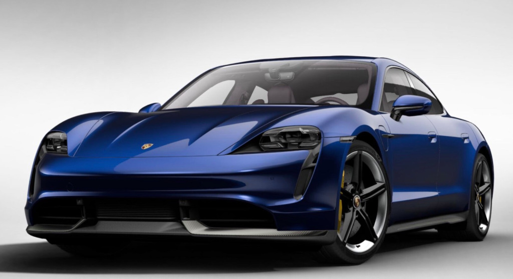 بورش تايكان 2021 جنتيان بلو