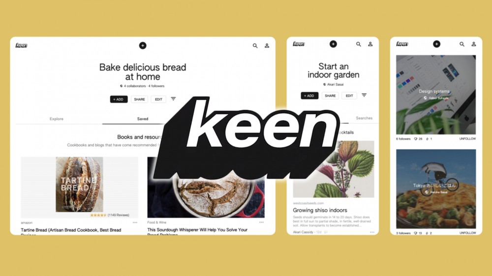 جوجل تطلق منافساً لـ Pinterest باسم Keen مع تقنيات الذكاء الاصطناعي