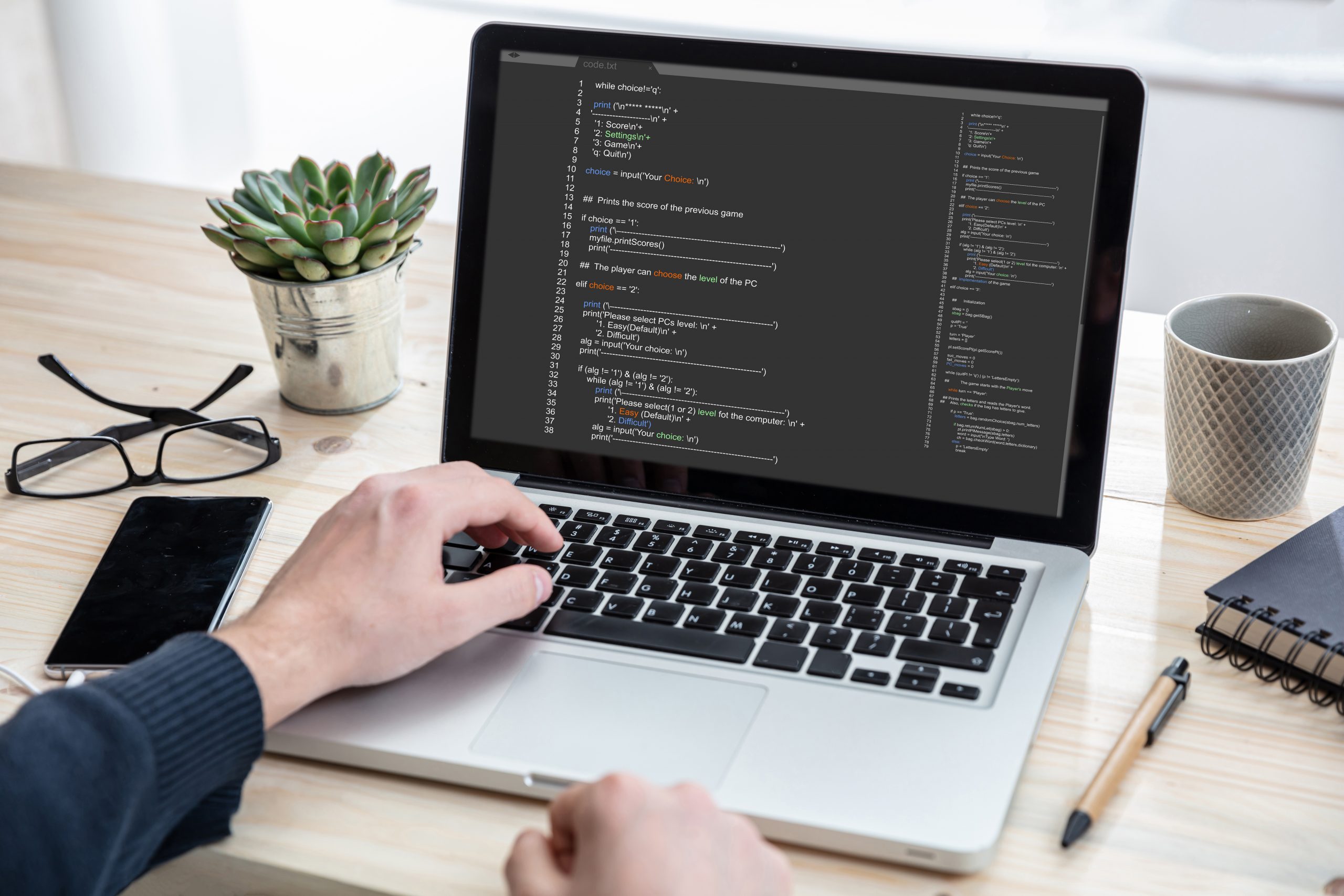 programming on a computer