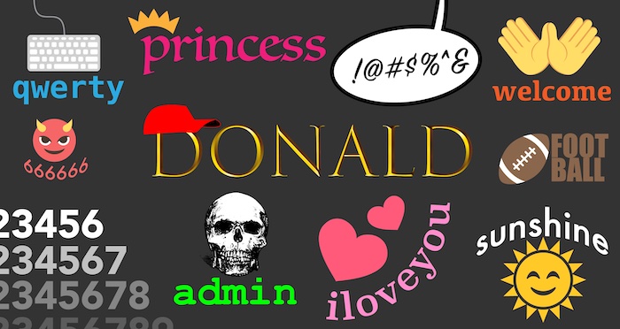 أسوأ كلمة مرور