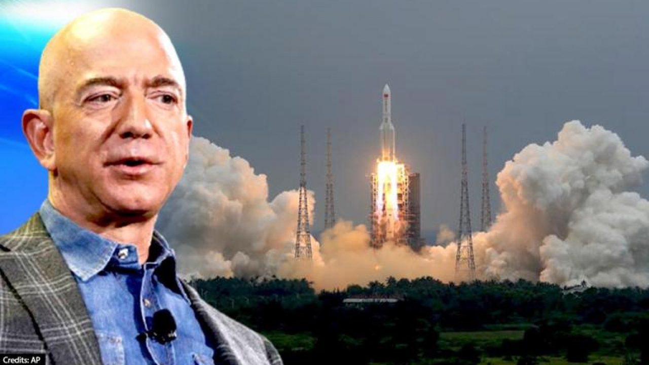 جيف بيزوس إلى الفضاء في أول رحلة مأهولة لشركته Blue Origin