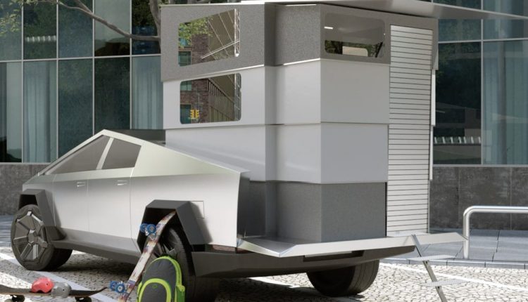 شاهد مركبة التخييم الباهظة والمصممة حصراً لسيارة Cybertruck من تسلا