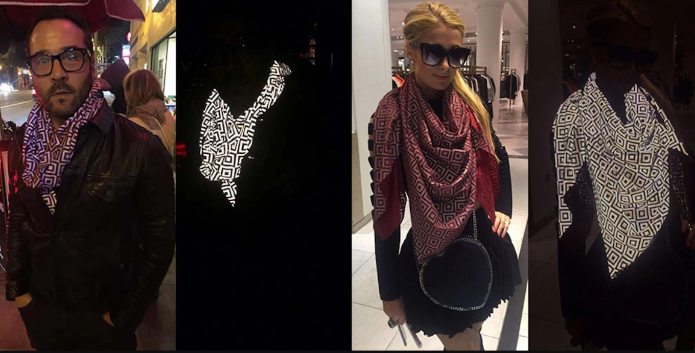 كيف يعمل الوشاح الذي يخفي المشاهير عن أعين كاميرات المصورين المزعجين؟