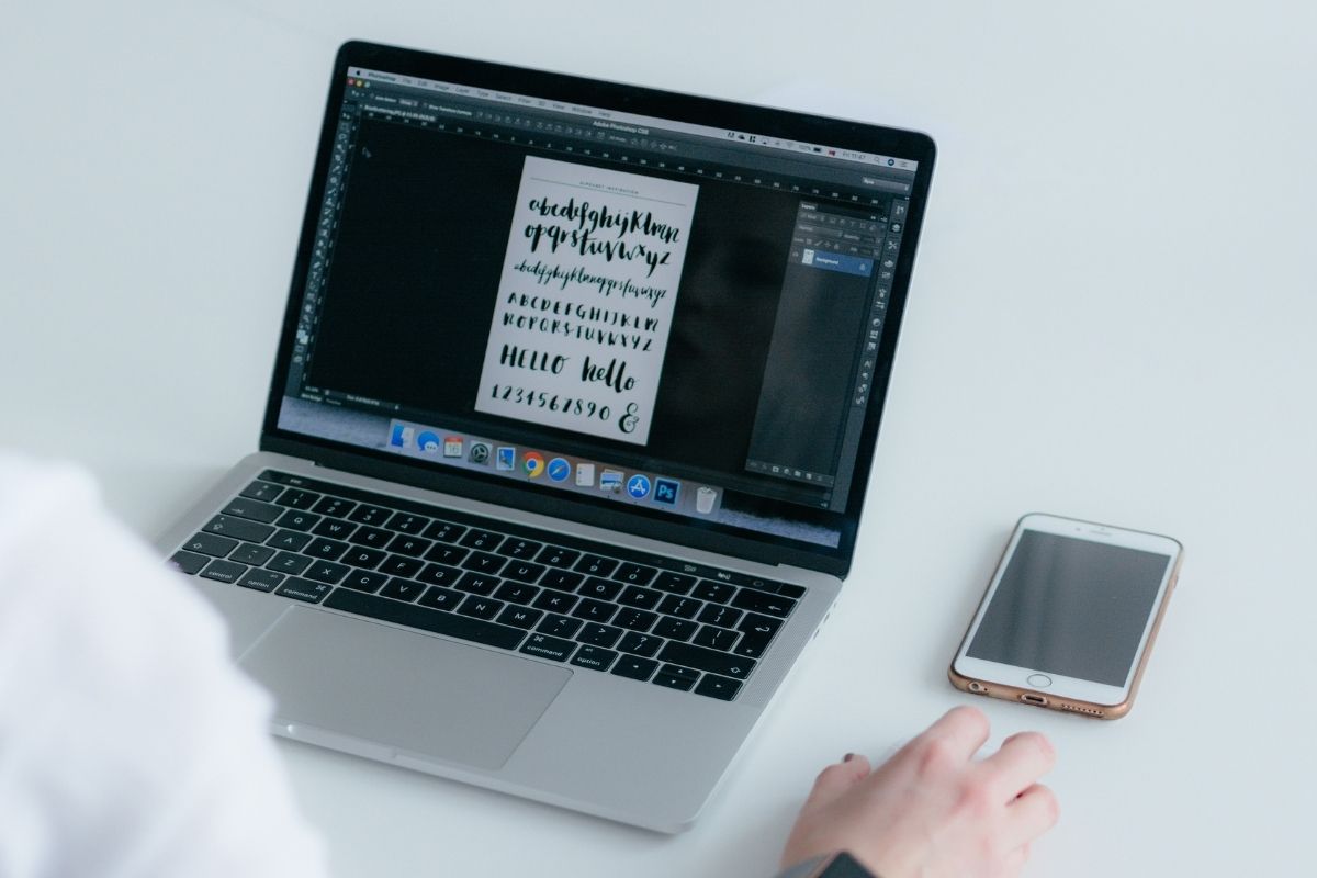 معرفة نوع الخط