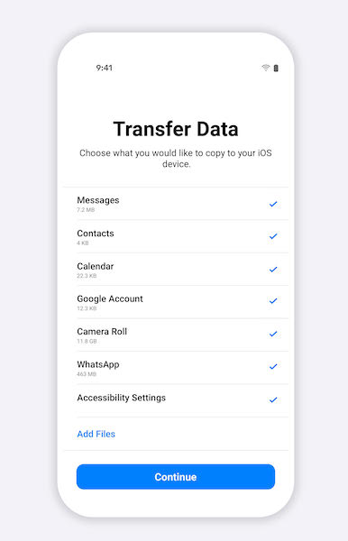 whatsapp android to ios transfer