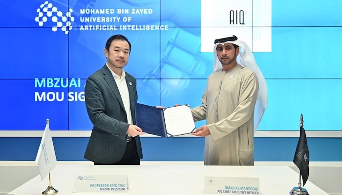 AIQ and MBZUAI sign MoU