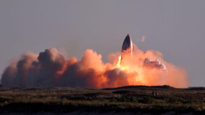 Starship Booster Explodes