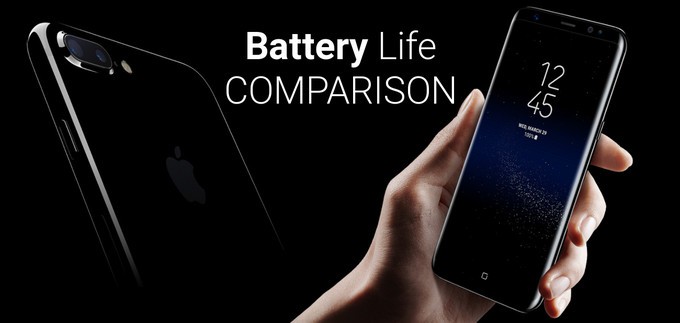 هل توفر بطارية جالاكسي اس 8 عمراً أطول من ايفون 7؟