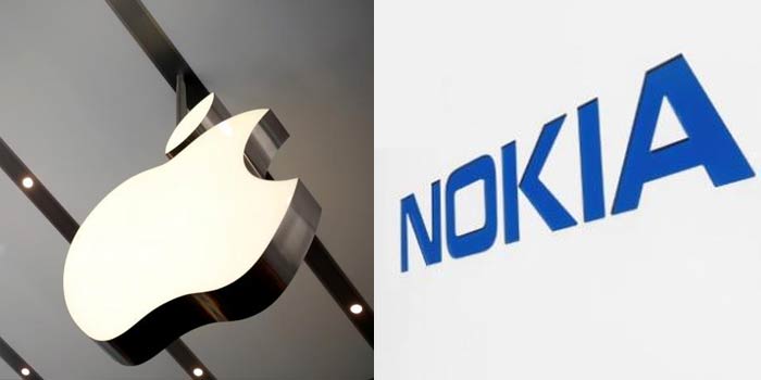 نوكيا وآبل يتوصلان لحل النزاع بينهما وديًا بشأن قضية براءة الاختراع