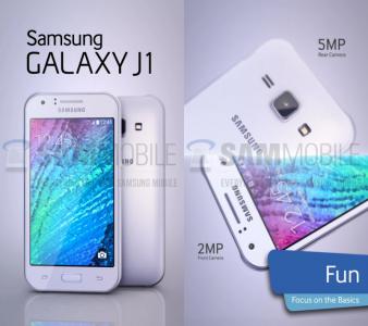 تسريب صور ومواصفات هاتف سامسونج صاحب المواصفات المنخفضة Galaxy J1