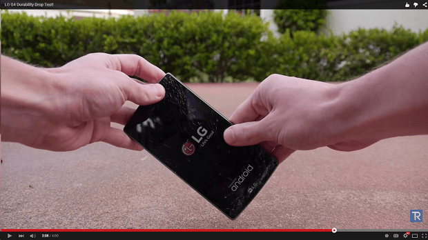 هاتف إل جي جي 4 يخضع لاختبار السقوط، هل يصمد؟
