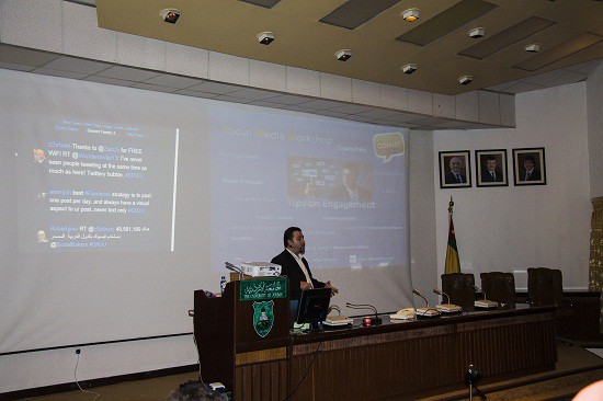 ورشة عمل عن الاعلام الإجتماعي