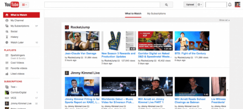 يوتيوب يبدأ في طرح اعادة التصميم الجديدة عالميا