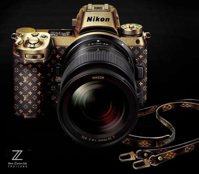 كاميرات نيكون Z7 ذهبية بسعر 7 مليون دولار للكاميرا الواحدة!