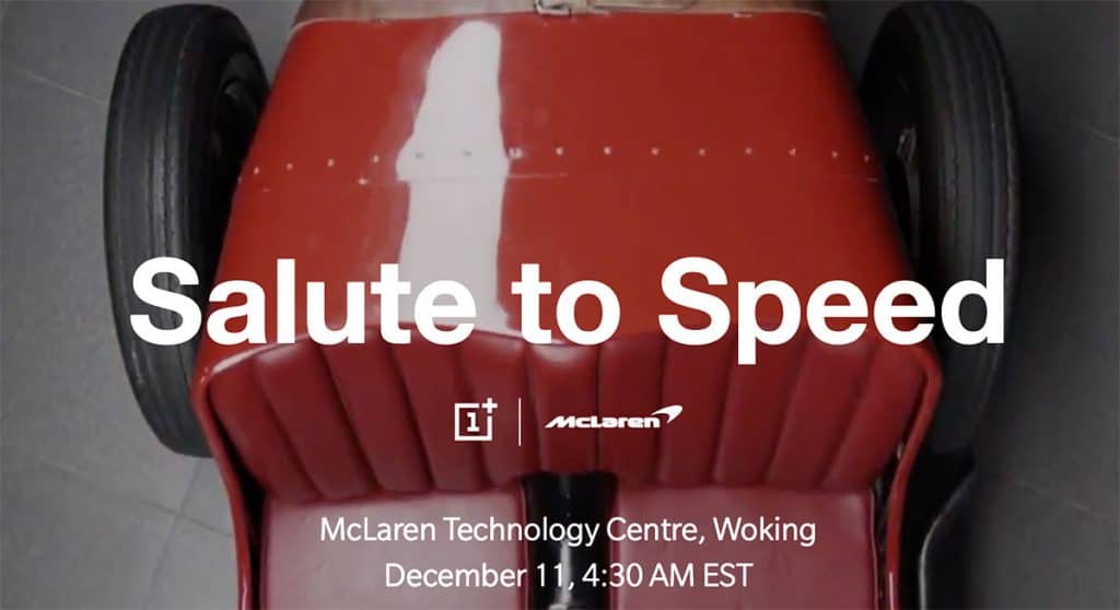 شركة وان بلس تعد هاتف McLaren 6T للإطلاق في ديسمبر