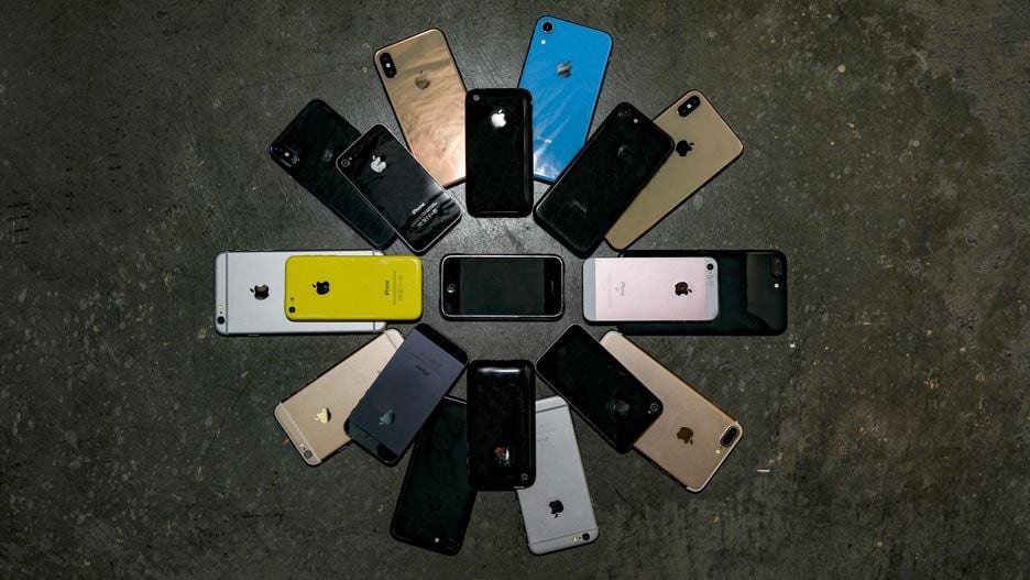 جميع هواتف أيفون التي أطلقتها شركة أبل حتى الآن (17 نوع مختلف)