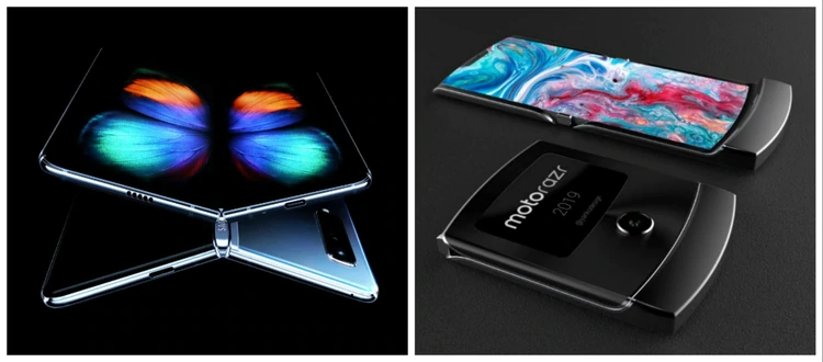 مقارنة بين 2 من الهواتف القابلة للطي سامسونج جالكسي فولد وموتورلا رازر