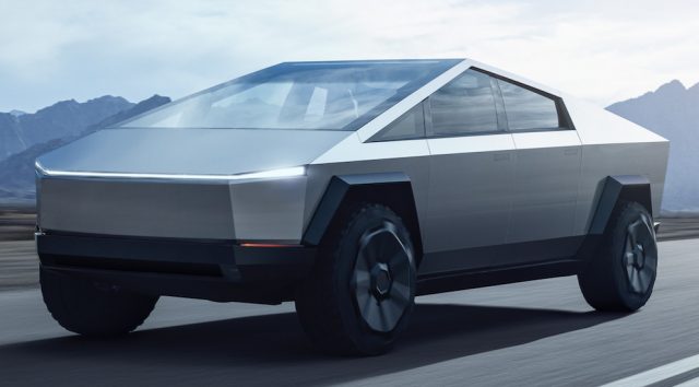 سيارة تسلا cybertruck سيارة كهربائية جديدة بتصميم فريد قد يبدو مرعبًا