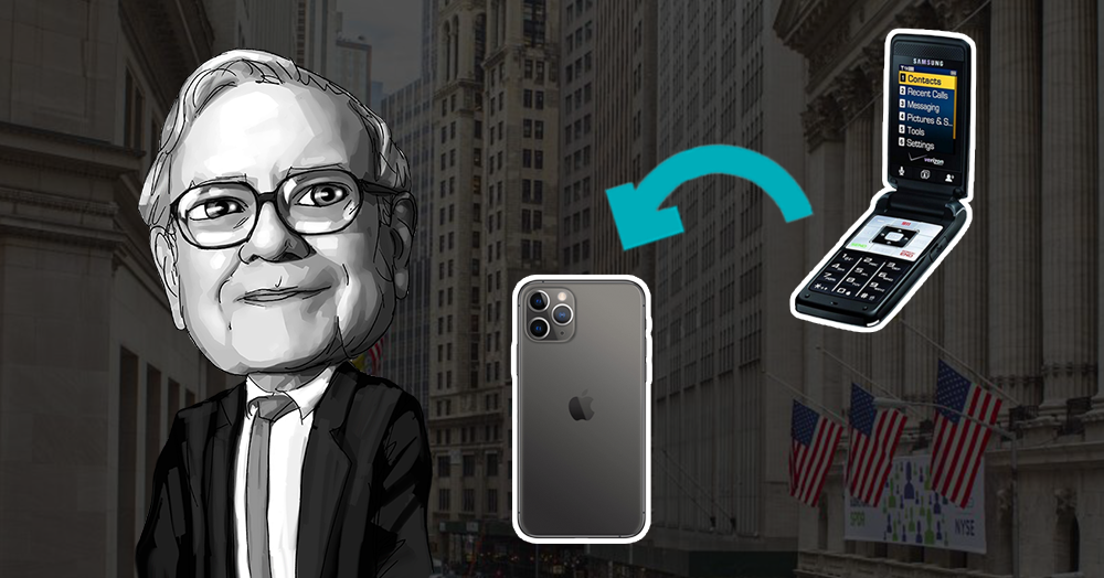 وارن بافيت يستخدم ايفون أخيرًا!