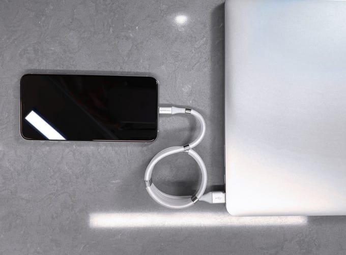 كابل USB جديد مع حلقات مغناطيسية، سيجعلك تنسى التشابك والمشاكل الأخرى