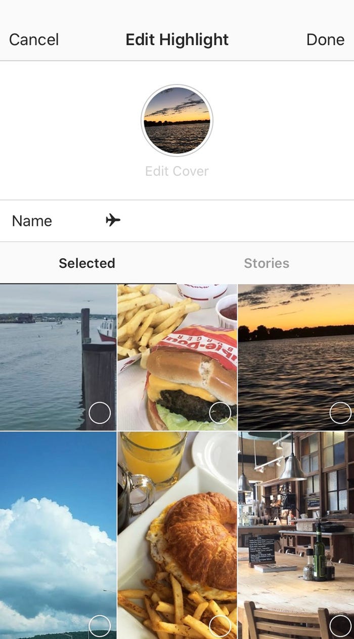 كيفية حذف مجموعات قصص إنستجرام (highlights) الخطوة الخامسة