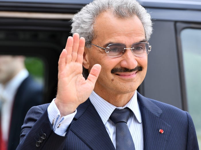 الوليد بن طلال - قائمة أغنى 10 أشخاص في الشرق الأوسط بالترتيب