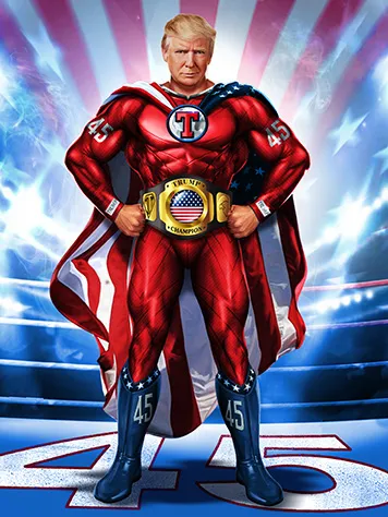 Donald trump NFT superman