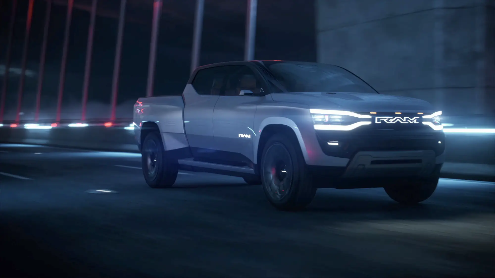 Ram E-truck front