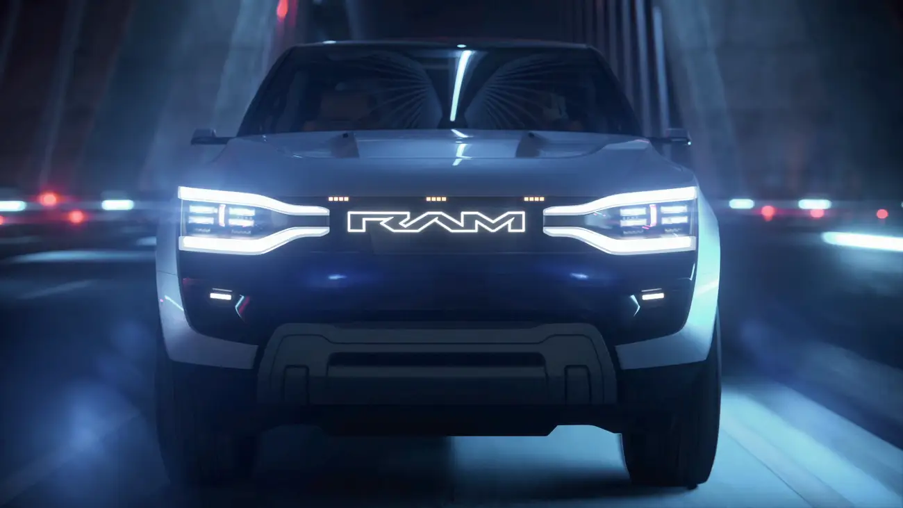 Ram E-truck front view