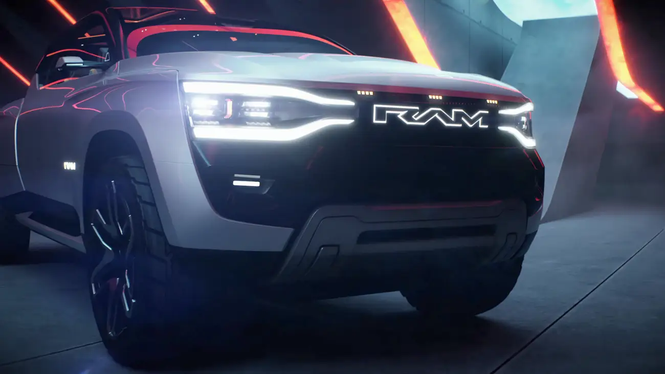 Ram E-truck headlights