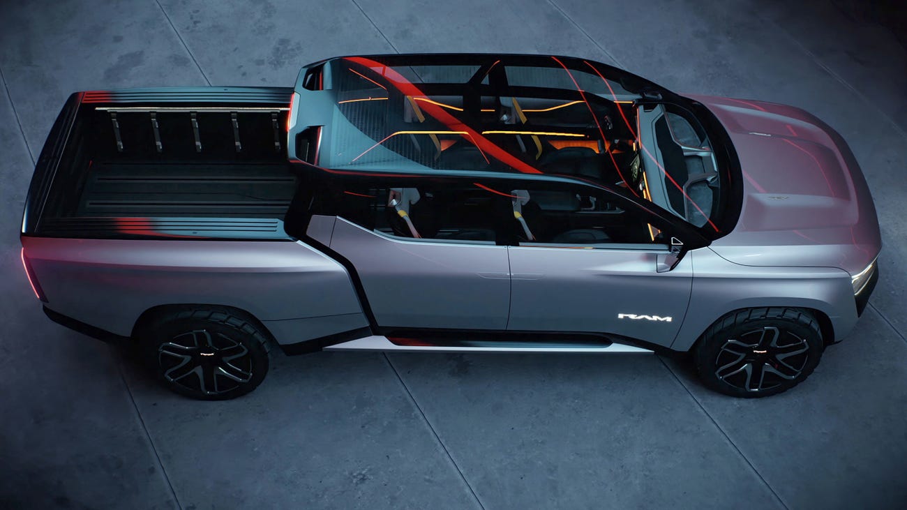 Ram E-truck upper view