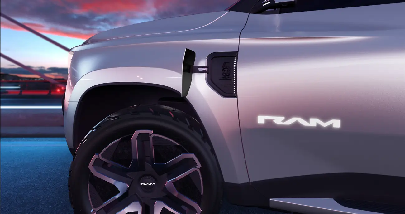 Ram E-truck left side