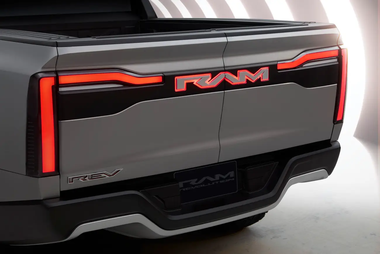 Ram E-truck back closed