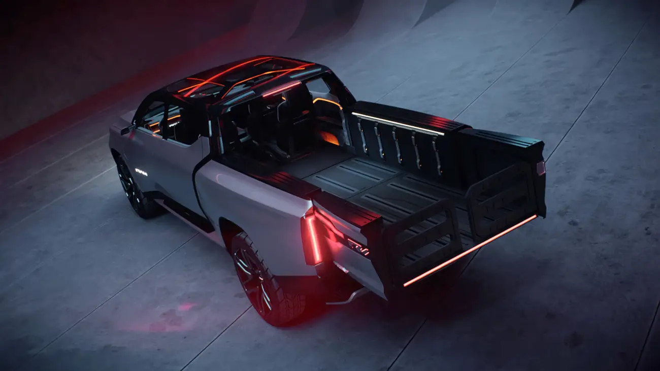 Ram E-truck back