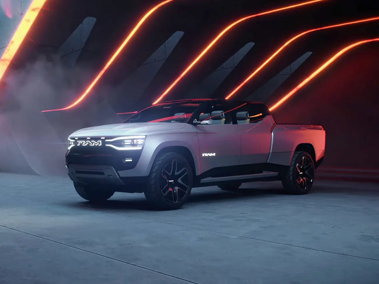 Ram E-truck front