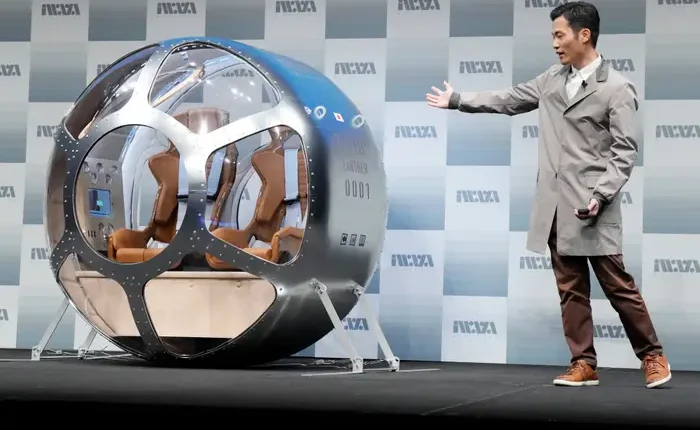 space balloon capsule height