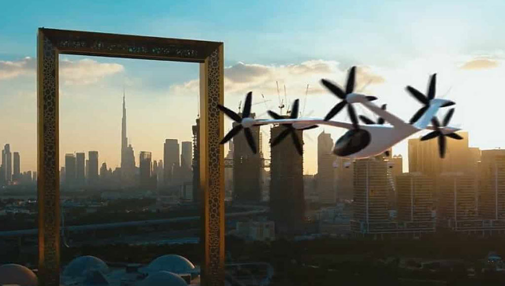 دبي تخطط لبناء 4 مطارات للتاكسي الجوي الذي سيحلق في أرجائها خلال 3 سنوات