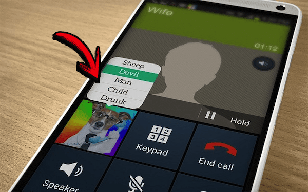 خاصية تغيير الصوت في الموبايل