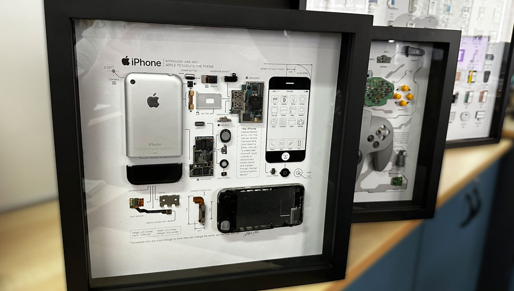 الإلكترونيات القديمة لا يجب أن ترمى في جارور وتنسى، بل تتحول إلى أعمال فنية تجذب الأنظار