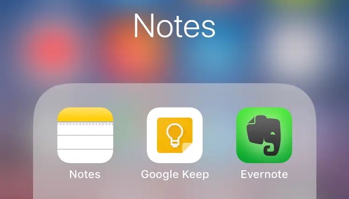 برنامج لحفظ الملاحظات للايفون