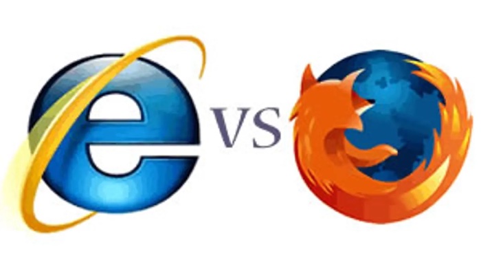مقارنة بين متصفح الانترنت internet explorer و firefox