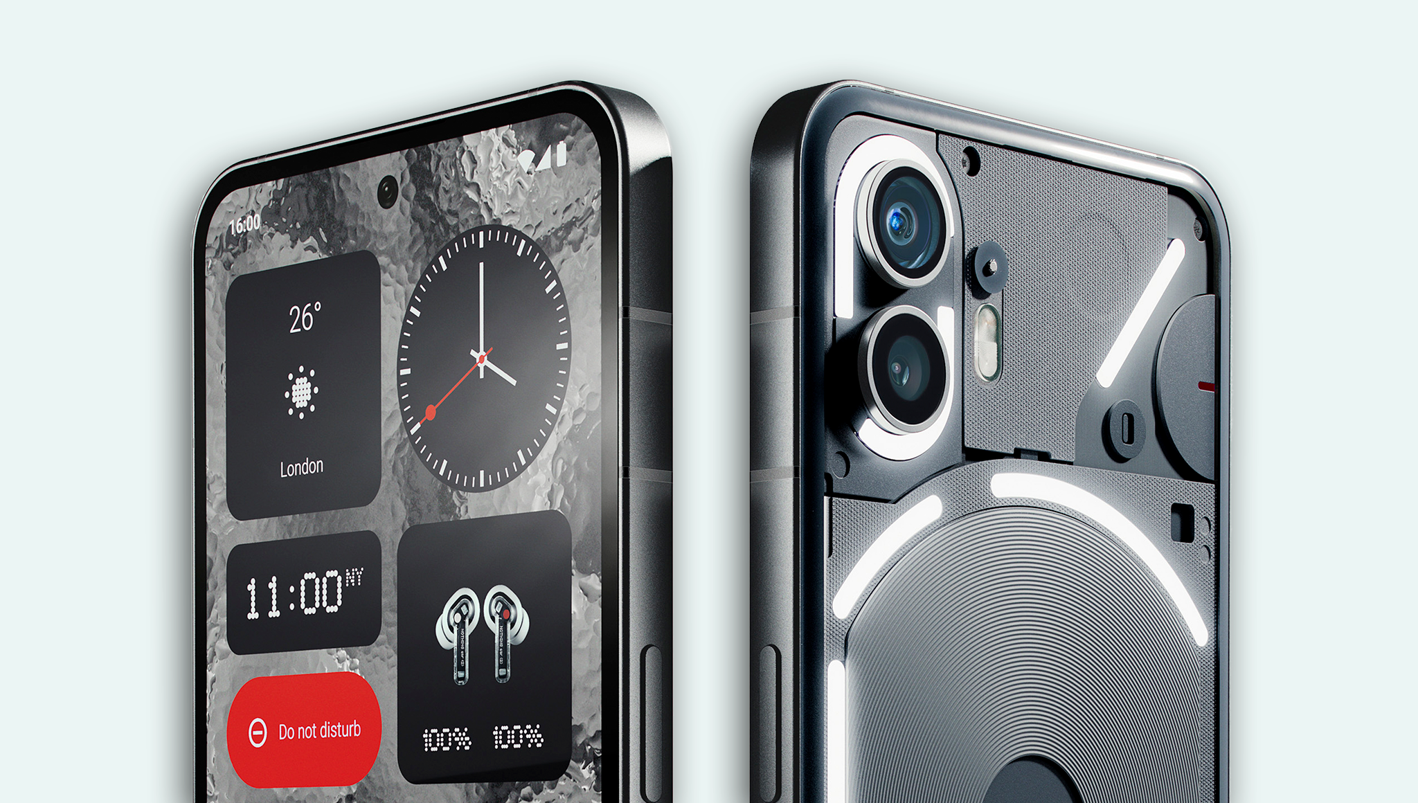 تصميم هاتف ذكي استثنائي، وتجديد منعش لتجربة مستخدم: هاتف (Nothing Phone (2