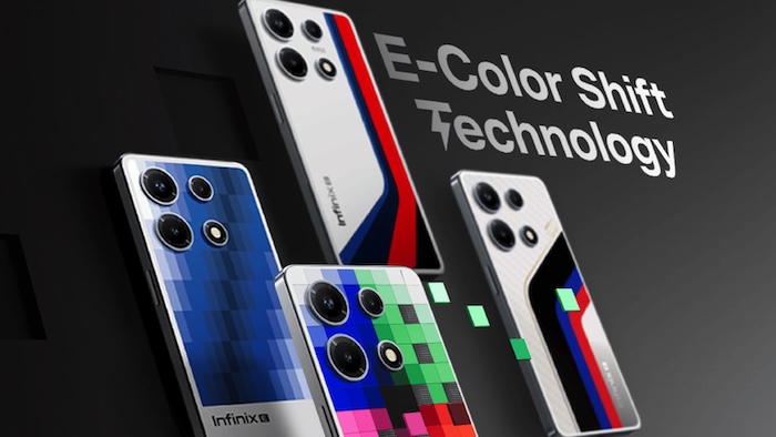 infinix E-color shift
