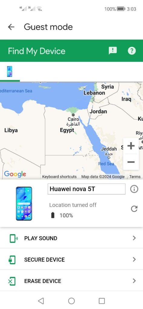 كيفية استخدام خدمة العثور على جهازي وهو مغلق من جوجل