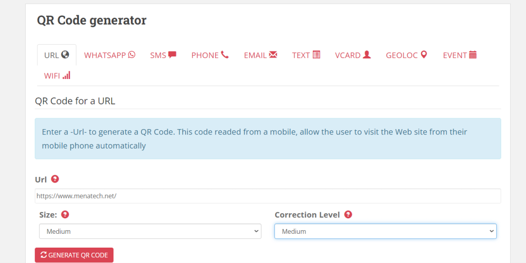 طريقة تحويل الرابط باركود