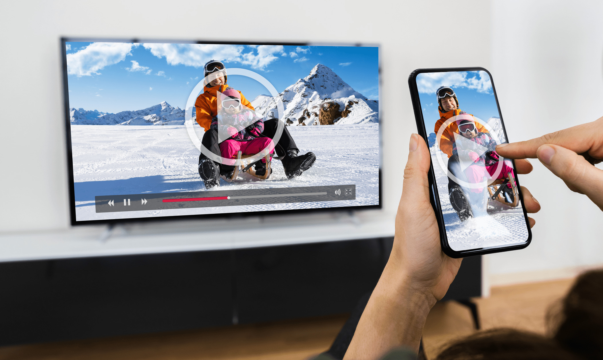 تعرف على كيف اشبك الجوال على التلفزيون بدون سلك أو إنترنت