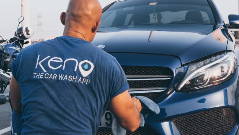 تطبيق KENO (افضل تطبيق غسيل سيارات في الامارات)