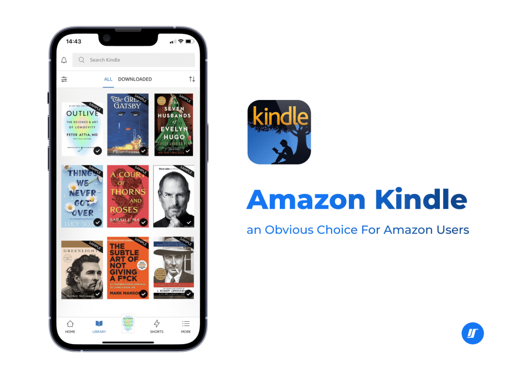 تطبيق Amazon Kindle (افضل تطبيق للقراءة على الأجهزة الذكية)